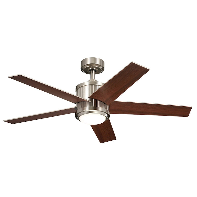 Kichler Lighting Brahm 48 inch Integrated LED Indoor Brushed Stainless Steel Ceiling Fan