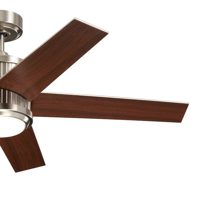 Kichler Lighting Brahm 48 inch Integrated LED Indoor Brushed Stainless Steel Ceiling Fan