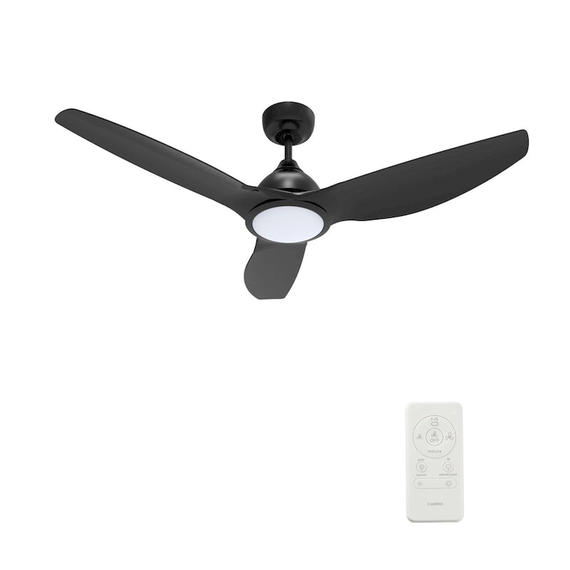 CARRO Karlstad 52  3-Blade Indoor Smart Ceiling Fan with LED Light and Remote Control