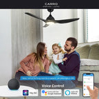 CARRO Karlstad 52  3-Blade Indoor Smart Ceiling Fan with LED Light and Remote Control