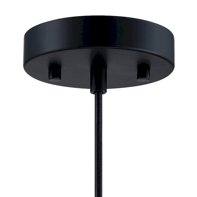 1-Light Lantern Chandelier with Black Diamond-shaped Metal Outer Cage