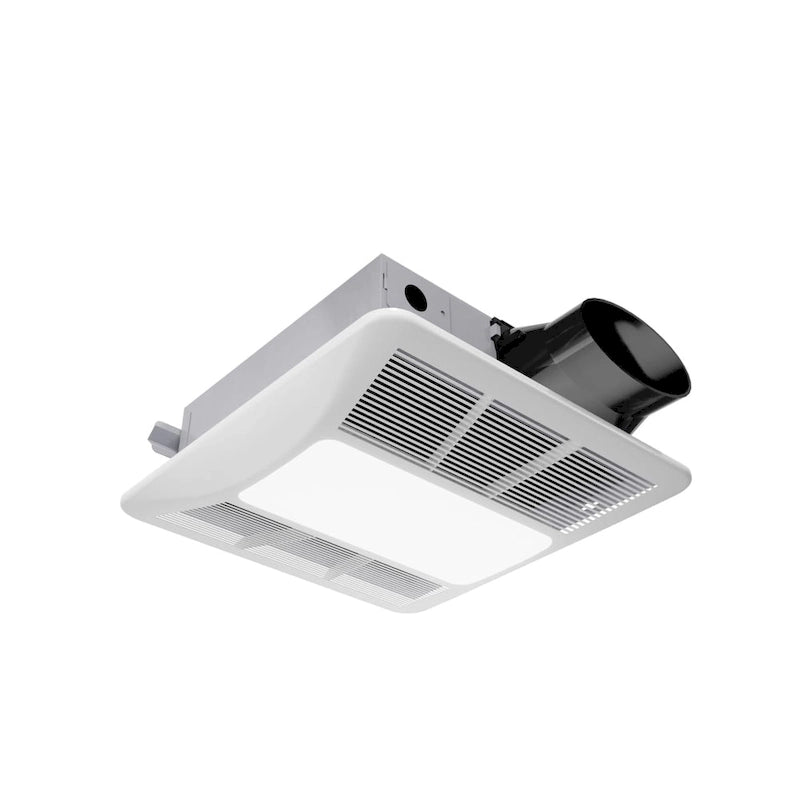 100 CFM 1.5 Sone Ceiling Mount Bathroom Exhaust Fan with LED Light