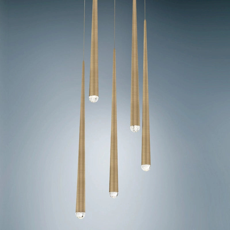 Modern Forms Cascade 5 Light 17  Wide LED Suspended Multi Light