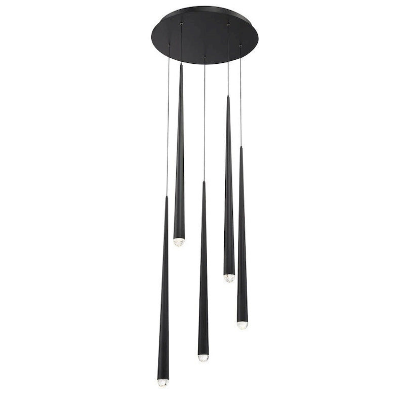 Modern Forms Cascade 5 Light 17  Wide LED Suspended Multi Light