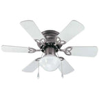Canarm Twister Single Light 6 Blade Hugger Ceiling Fan