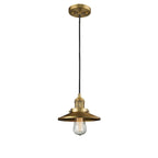 Innovations Lighting Railroad 8  Wide Mini Pendant - Cord Suspension