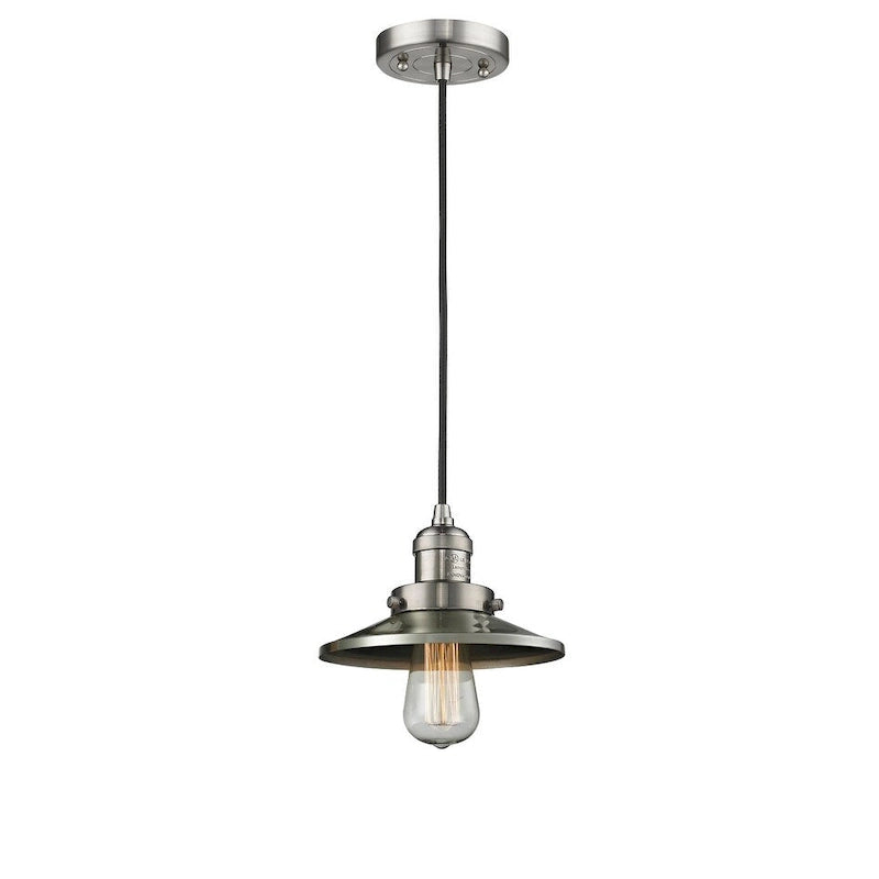 Innovations Lighting Railroad 8  Wide Mini Pendant - Cord Suspension