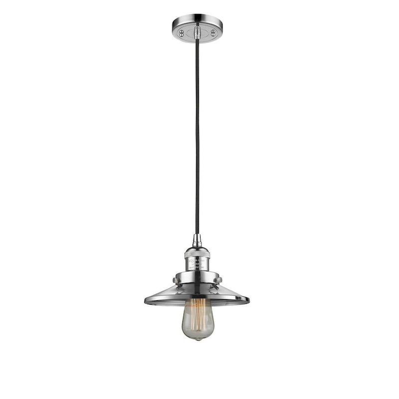Innovations Lighting Railroad 8  Wide Mini Pendant - Cord Suspension