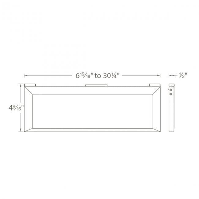 WAC Lighting LINE 2.0 6  LED Low Voltage Under Cabinet Light Bar