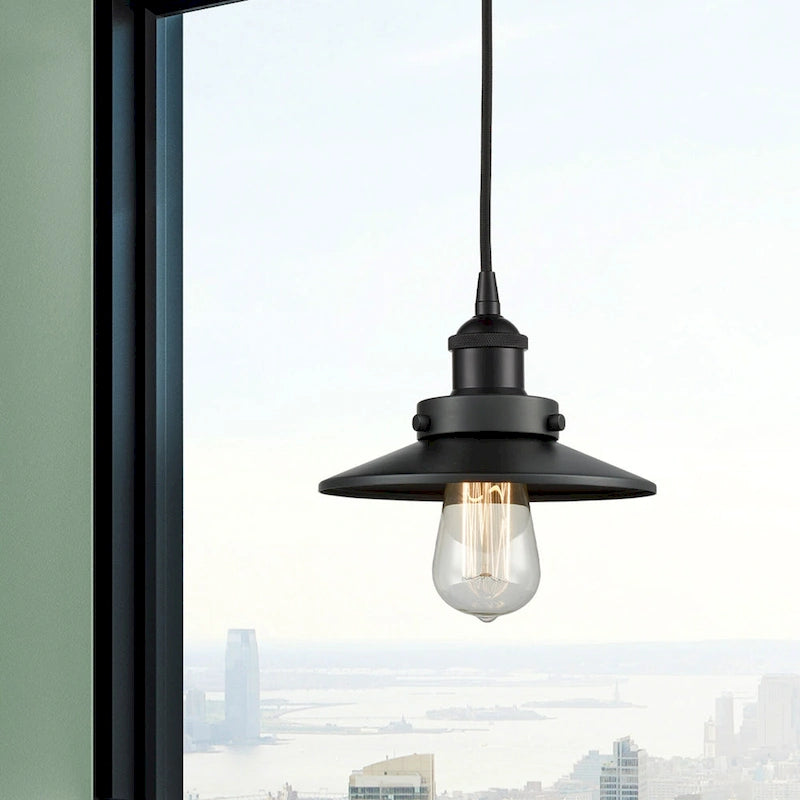 Innovations Lighting 616-1PH-6-8 Railroad Pendant Railroad 8  Wide