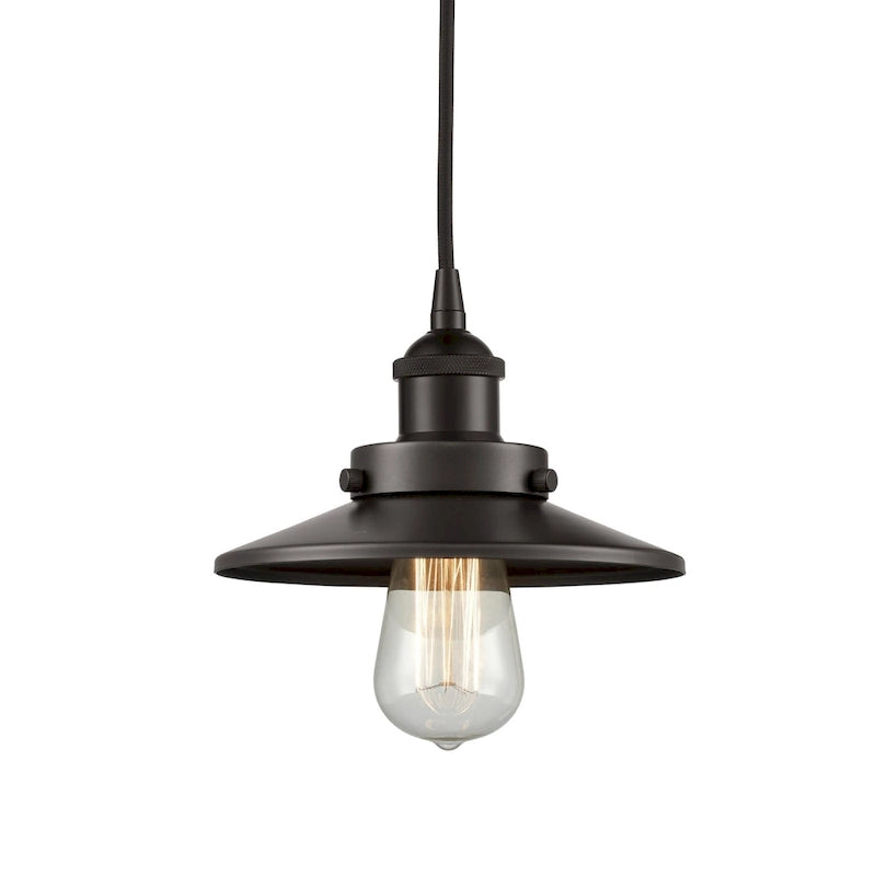 Innovations Lighting 616-1PH-6-8 Railroad Pendant Railroad 8  Wide