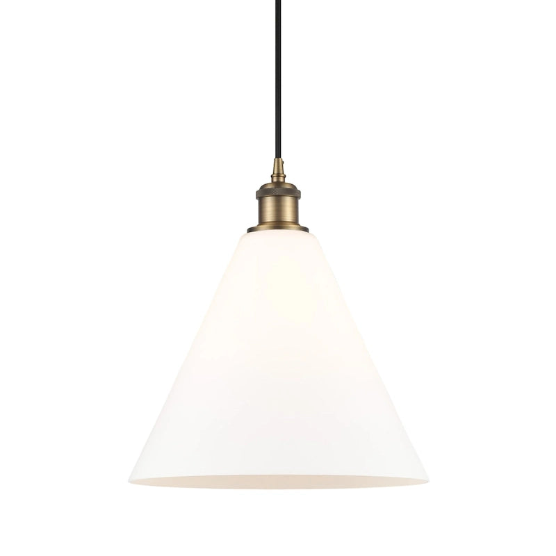 Innovations Lighting 516-1P-15-12 Berkshire Pendant Berkshire 12  Wide