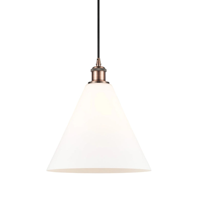 Innovations Lighting 516-1P-15-12 Berkshire Pendant Berkshire 12  Wide
