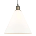 Innovations Lighting 516-1P-15-12 Berkshire Pendant Berkshire 12  Wide