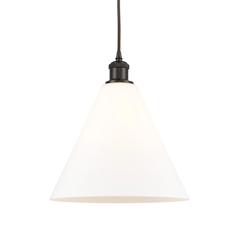 Innovations Lighting 516-1P-15-12 Berkshire Pendant Berkshire 12  Wide