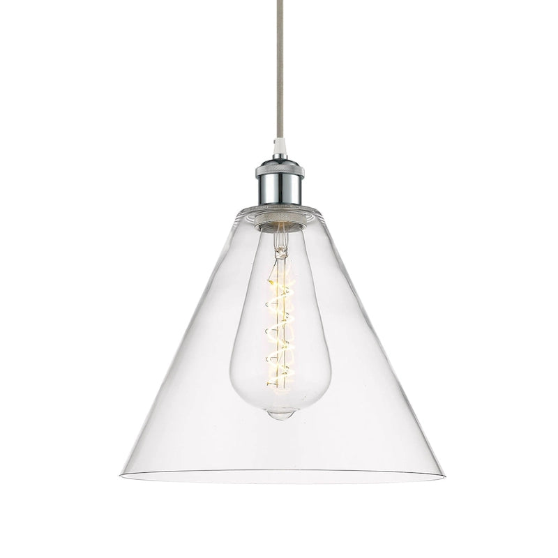 Innovations Lighting 516-1P-15-12 Berkshire Pendant Berkshire 12  Wide