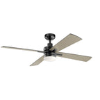 Kichler Lija 52  4 Blade LED Ceiling Fan with Remote Control