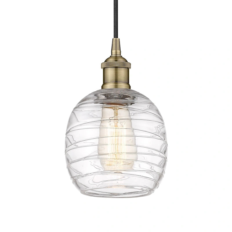 Innovations Lighting 616-1P-10-6 Belfast Pendant Belfast 6  Wide Mini