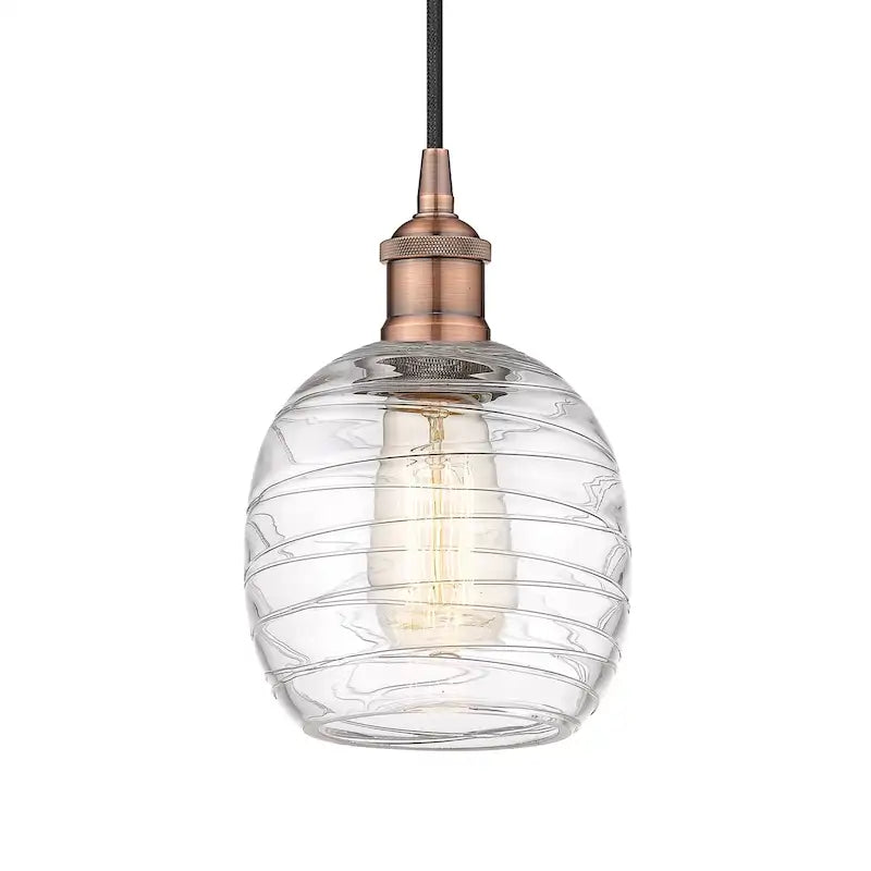 Innovations Lighting 616-1P-10-6 Belfast Pendant Belfast 6  Wide Mini