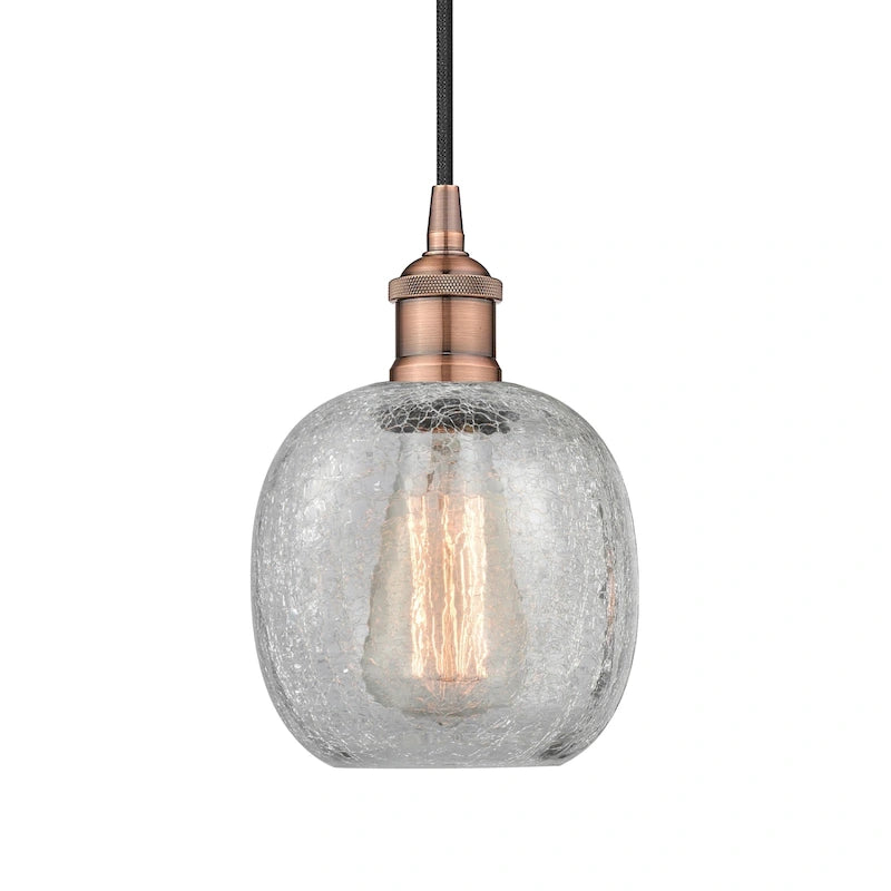 Innovations Lighting 616-1P-10-6 Belfast Pendant Belfast 6  Wide Mini