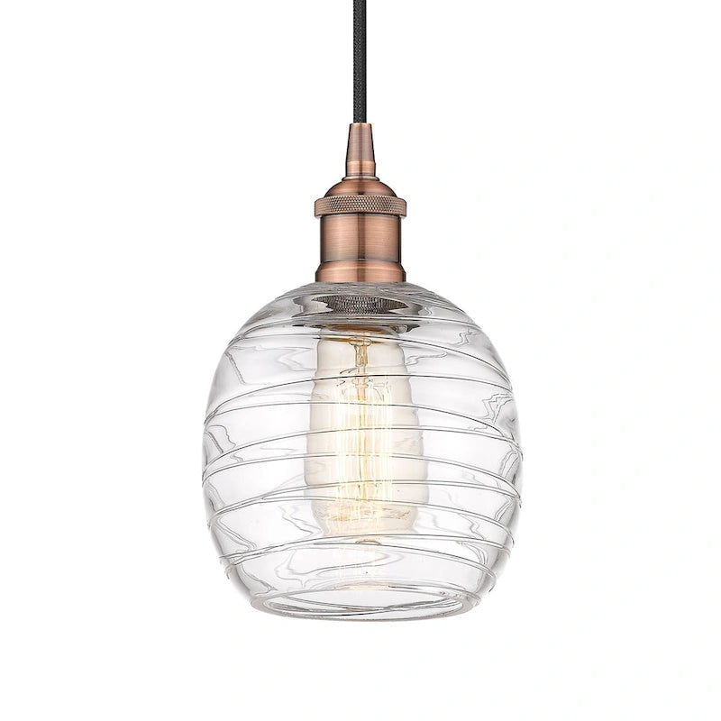 Innovations Lighting 616-1P-10-6 Belfast Pendant Belfast 6  Wide Mini