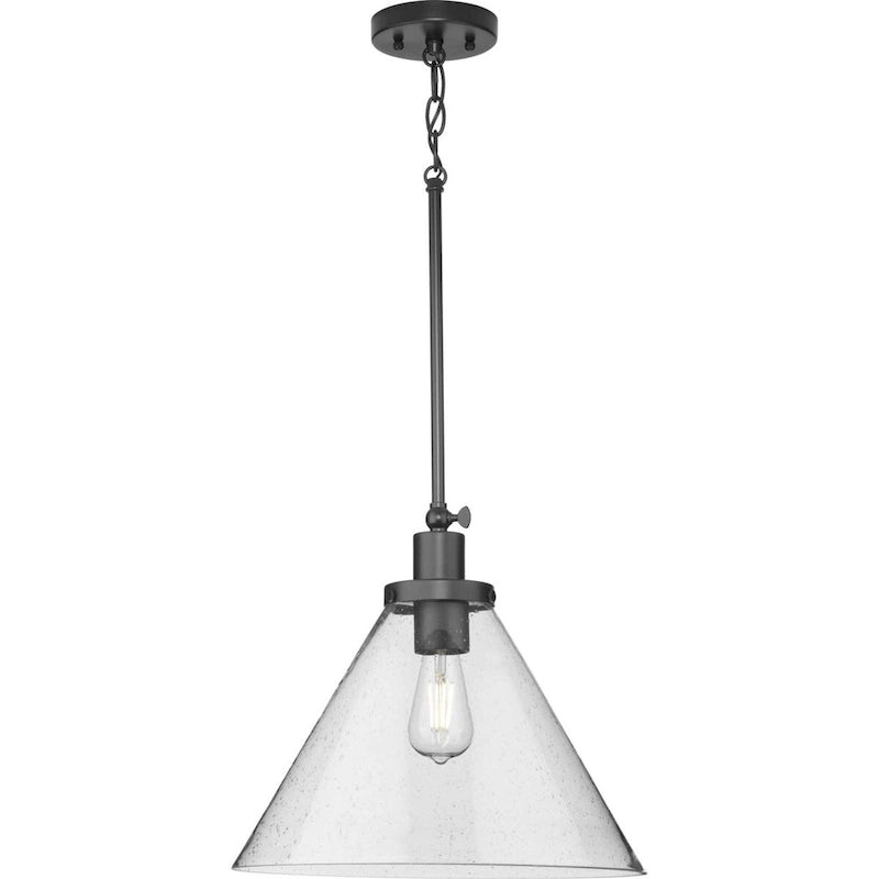 Progress Lighting P500384 Hinton 16  Wide Pendant with Shade