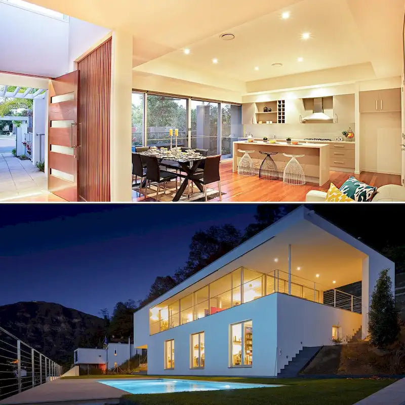 Luxrite 6 Pack LED PAR38 Flood Light Bulb 1250 Lumens 15W Dimmable Wet Rated E26 Base UL Listed