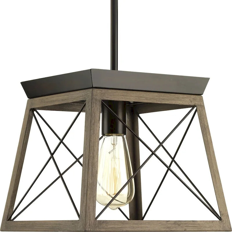 Briarwood Collection One-Light Mini-Pendant - 12.500  x 12.370  x 12.500 