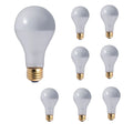 Bulbrite Pack of (8) 100 Watt Dimmable Inside Frost Silver Bowl A21 Medium (E26) Incandescent Bulb - 100 Watt