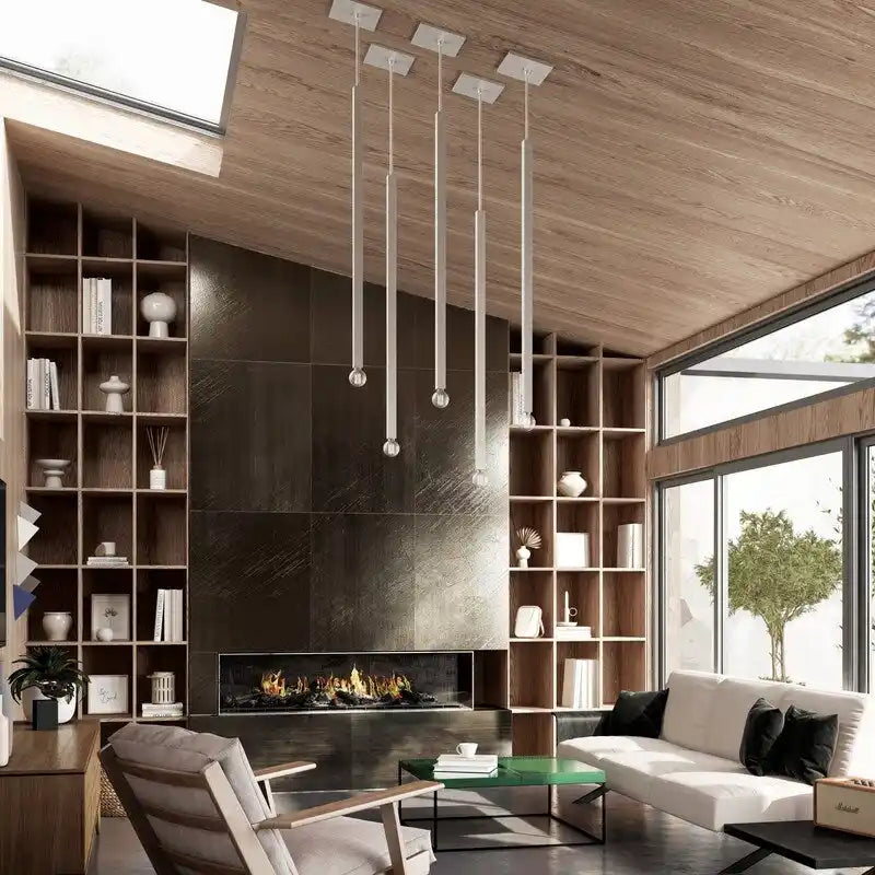 Livex Lighting 1 Light Mini Pendant, 49219-91 - 8.5  Sq. x 56  - 92  Adj. H