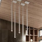 Livex Lighting 1 Light Mini Pendant, 49219-91 - 8.5  Sq. x 56  - 92  Adj. H