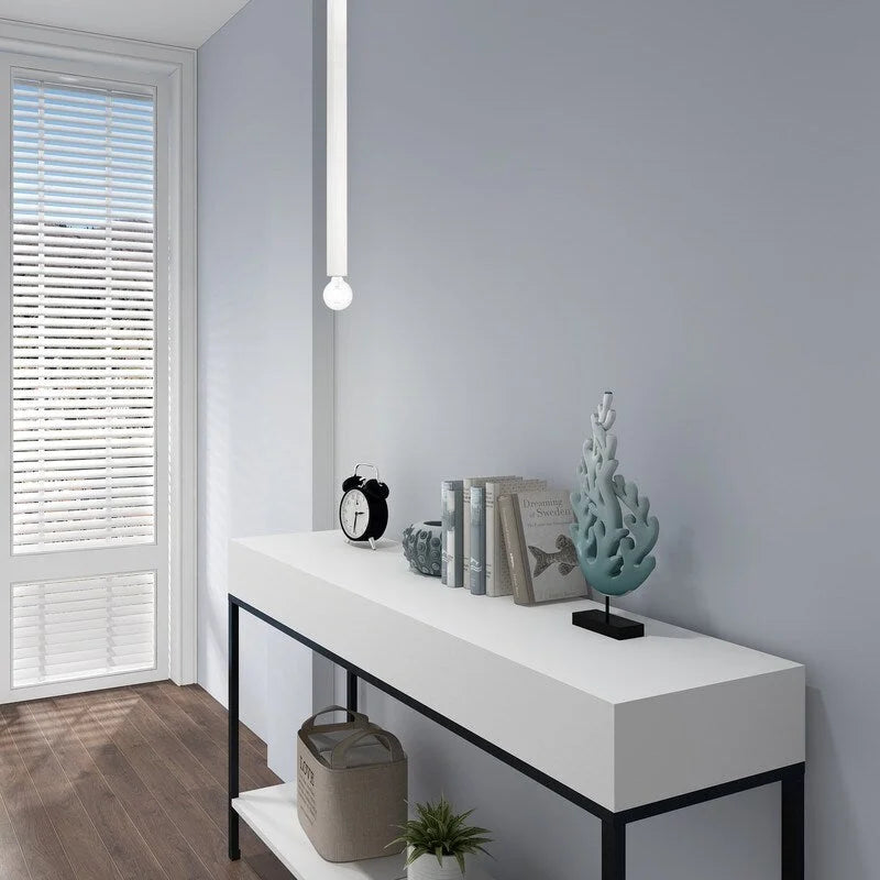 Livex Lighting 1 Light Mini Pendant, 49219-91 - 8.5  Sq. x 56  - 92  Adj. H