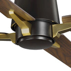 Lindale Collection 52  Four-Blade Architectural Bronze Ceiling Fan - 11.610  x 26.450  x 10.620