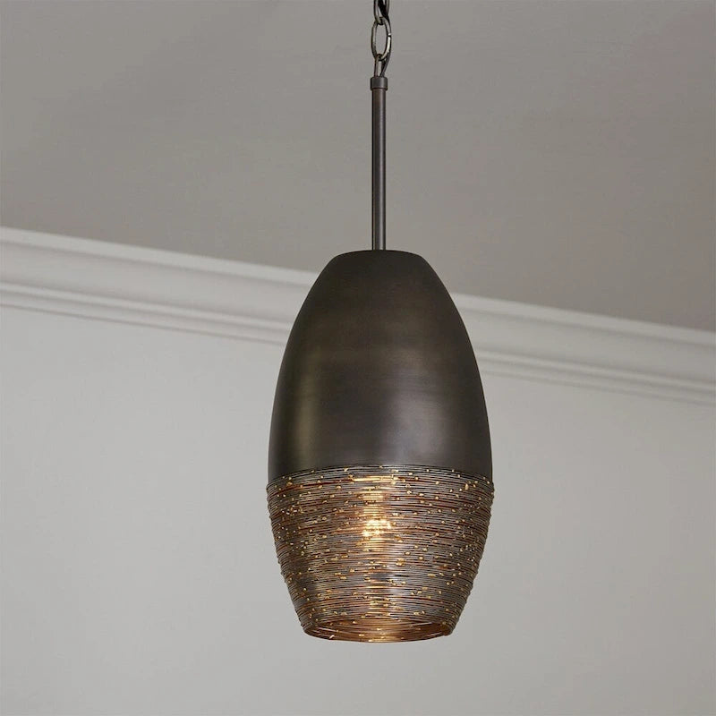 Sana 1-light Grey Iron Pendant