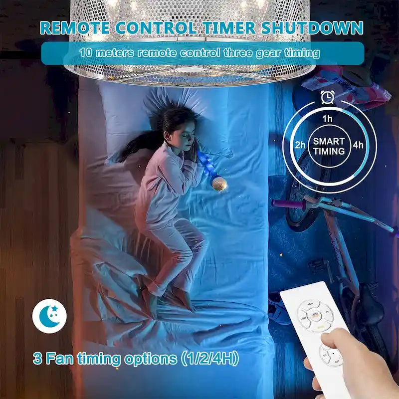 20.4  Dual Shade Modern Ceiling Fan