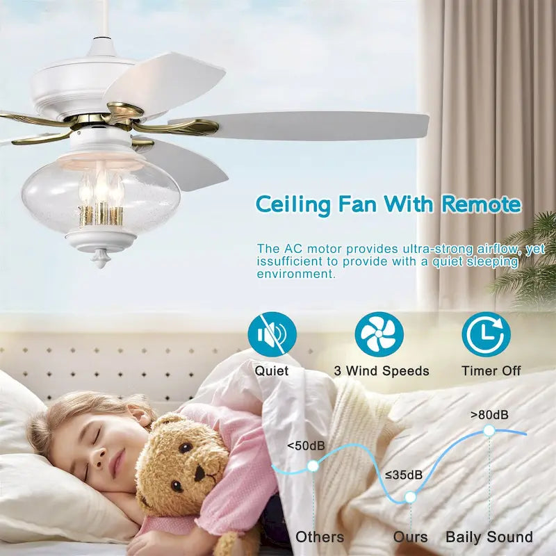 Modern Ceiling Fans with Remote Control