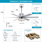 Modern Ceiling Fans with Remote