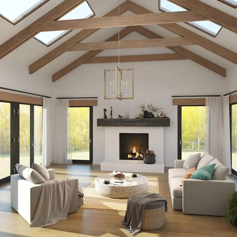 48-inch 9-gauge Gilded Silver Square Profile Accessory Chain - Gilded Silver - 1.125 in x 1.125 in x 48 in