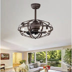 Industrial Ceiling Fan Light Kit for Living Room Bedroom Kitchen