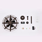 Industrial Ceiling Fan Light Kit for Living Room Bedroom Kitchen