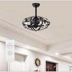 Industrial Ceiling Fan Light Kit for Living Room Bedroom Kitchen