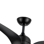 60  Black 3-Blade Ceiling Fan with LED Light Kit and Remote