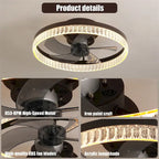 Ceiling Fans with Ring LED