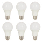 Westinghouse Lighting 9 Watt (60 Watt Equivalent) A19 Daylight LED Light Bulb, Medium Base, 6 Pack - White - 6-Pack