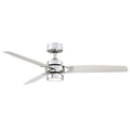 Amped 52 inch Indoor Ceiling Fan with Brushed Nickel Blades and LED Light Kit - Brushed Nickel
