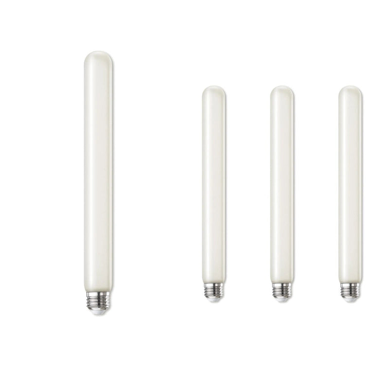 Bulbrite LED Filament Pack of (4) 5 Watt Dimmable 11 Inch T9 Light Bulb with Frost Glass Finish and Medium (E26) Base