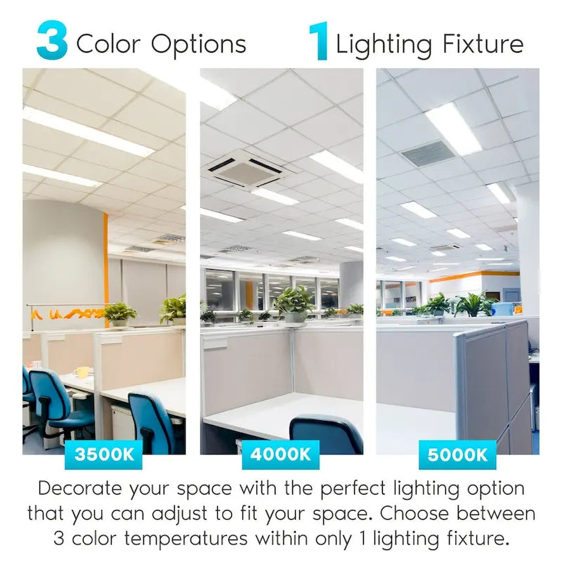 Luxrite 2FT T8 LED Tube Light, 8W=17W, 3 Color Option, Single and Double End Powered, 960 Lumens, UL, DLC (4 Pack) - 4