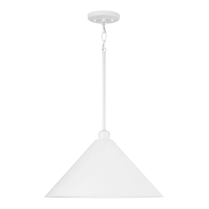 Alden 1-Light Pendant - 18 W x 10.25 H