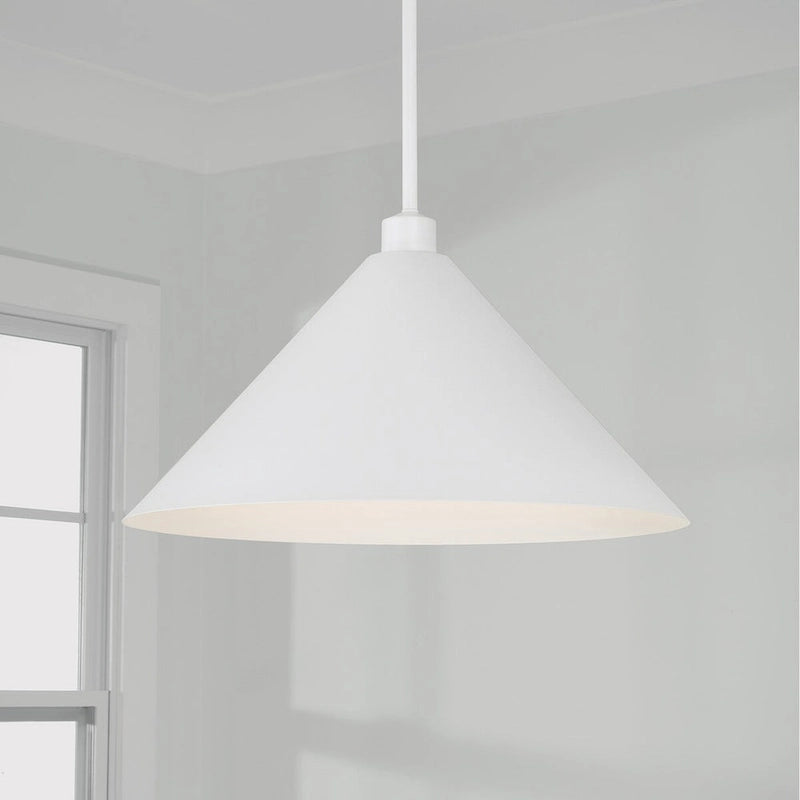 Alden 1-Light Pendant - 18 W x 10.25 H