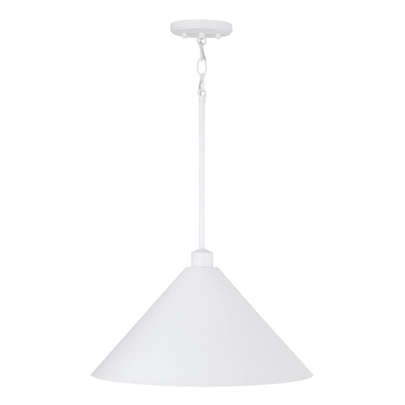 Alden 1-Light Pendant - 18 W x 10.25 H